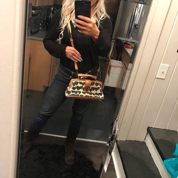 Miss Albright anthropologie heart crossbody bag - Picture 2 of 12